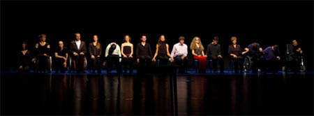 Dancers on stage